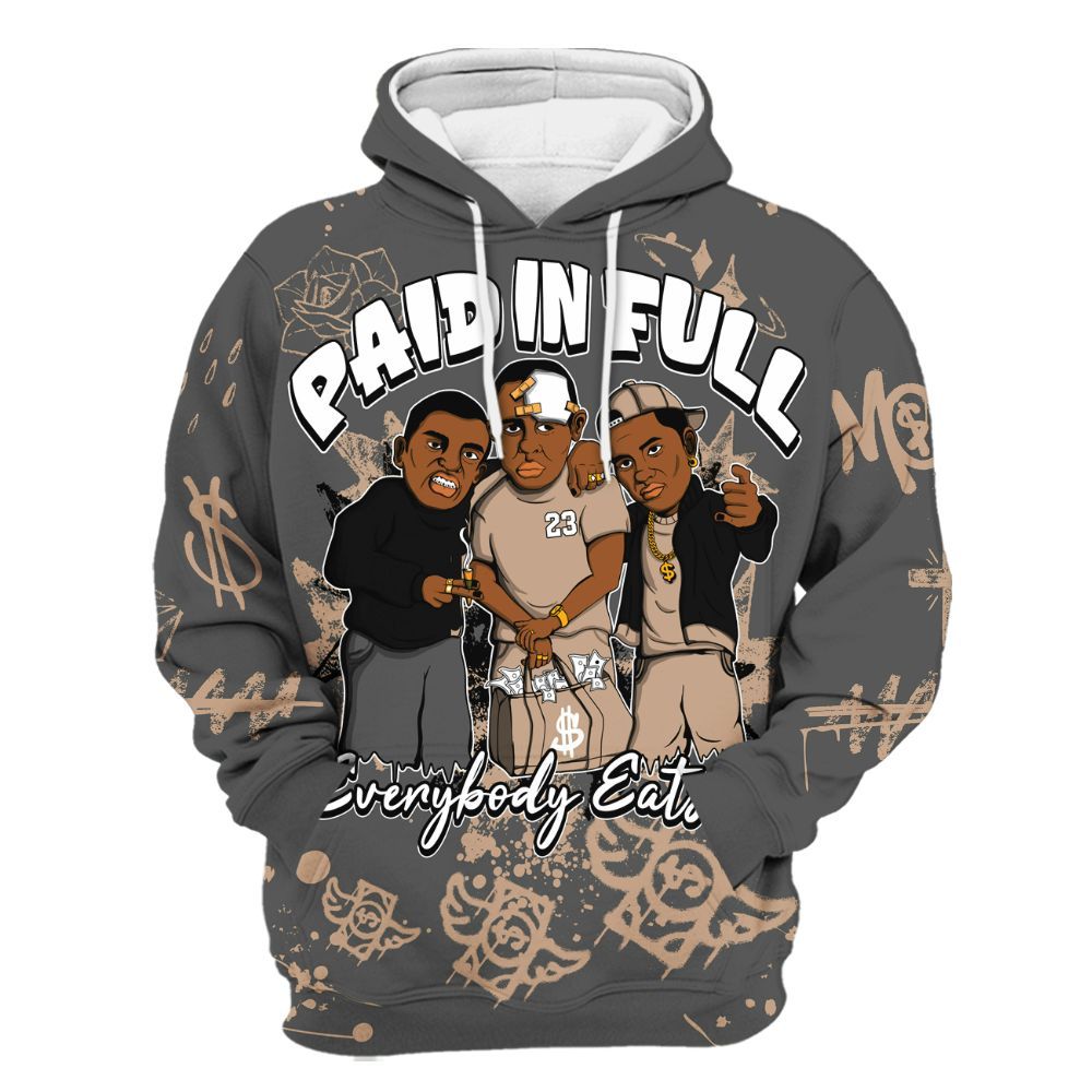 Hoodie To Match Kobe 9 EM Mamba - Everybody Paid In Full Crayon All Over Print