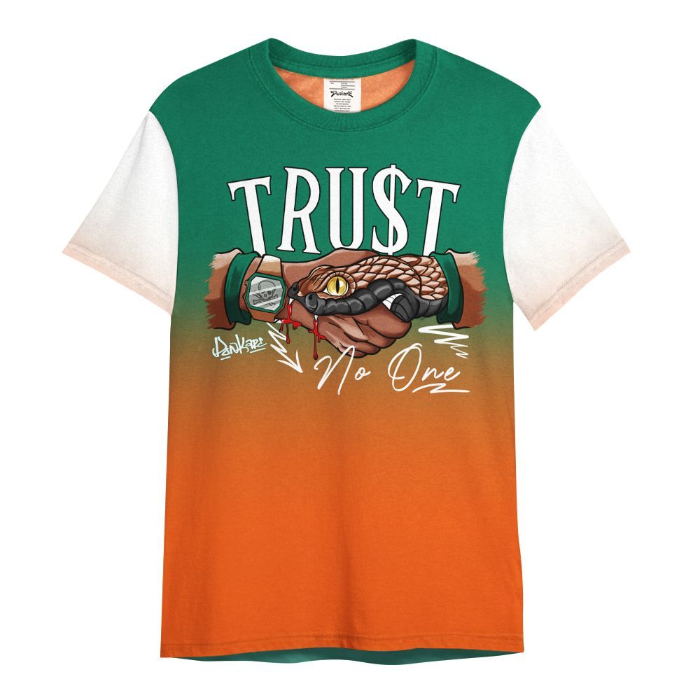 Shirt To Match SoleFly Sail Gorge Green 3s - Snake Trust No One Drip All Over Print