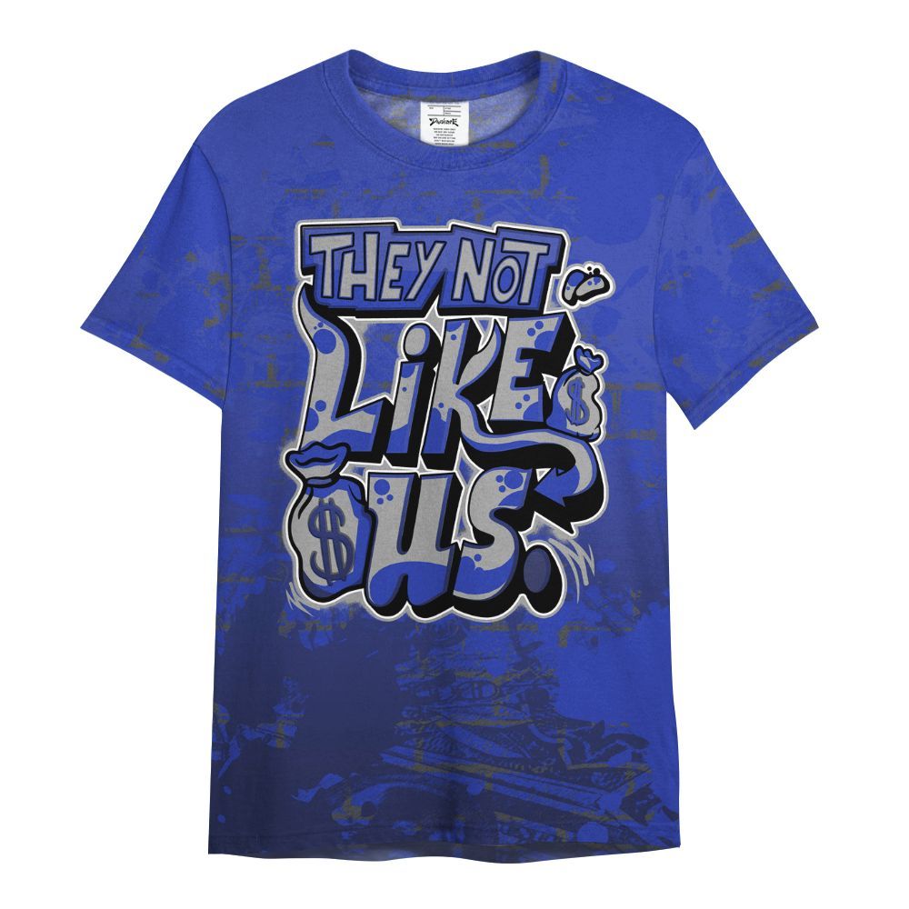 Shirt To Match Air Max Plus Black Racer Blue - Dislike Us Graphic Street Art All Over Print