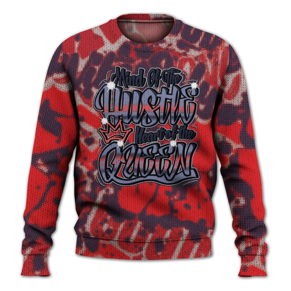 Knitted Sweater To Match Low OG Howard Bison 1s - Hustles Heart Queens Street