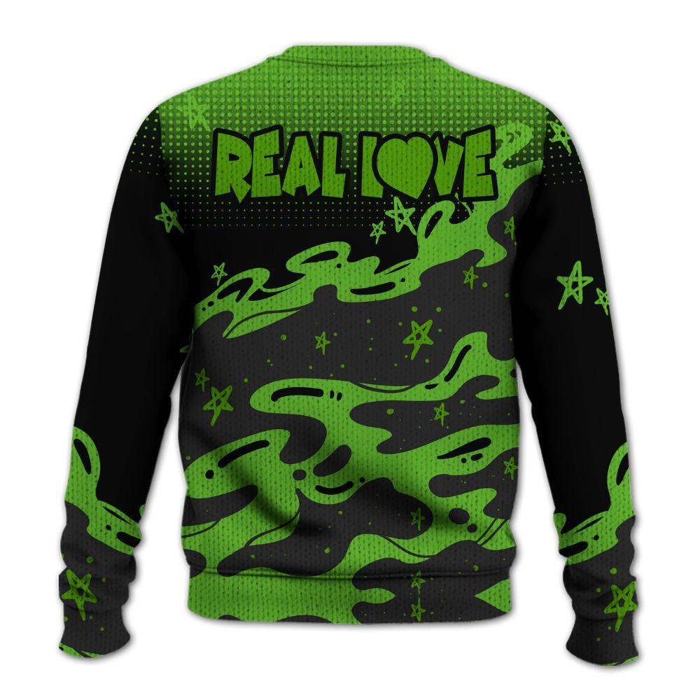 Knitted Sweater To Match Air Foamposite One Volt - Sincere Fondness Bear Stars