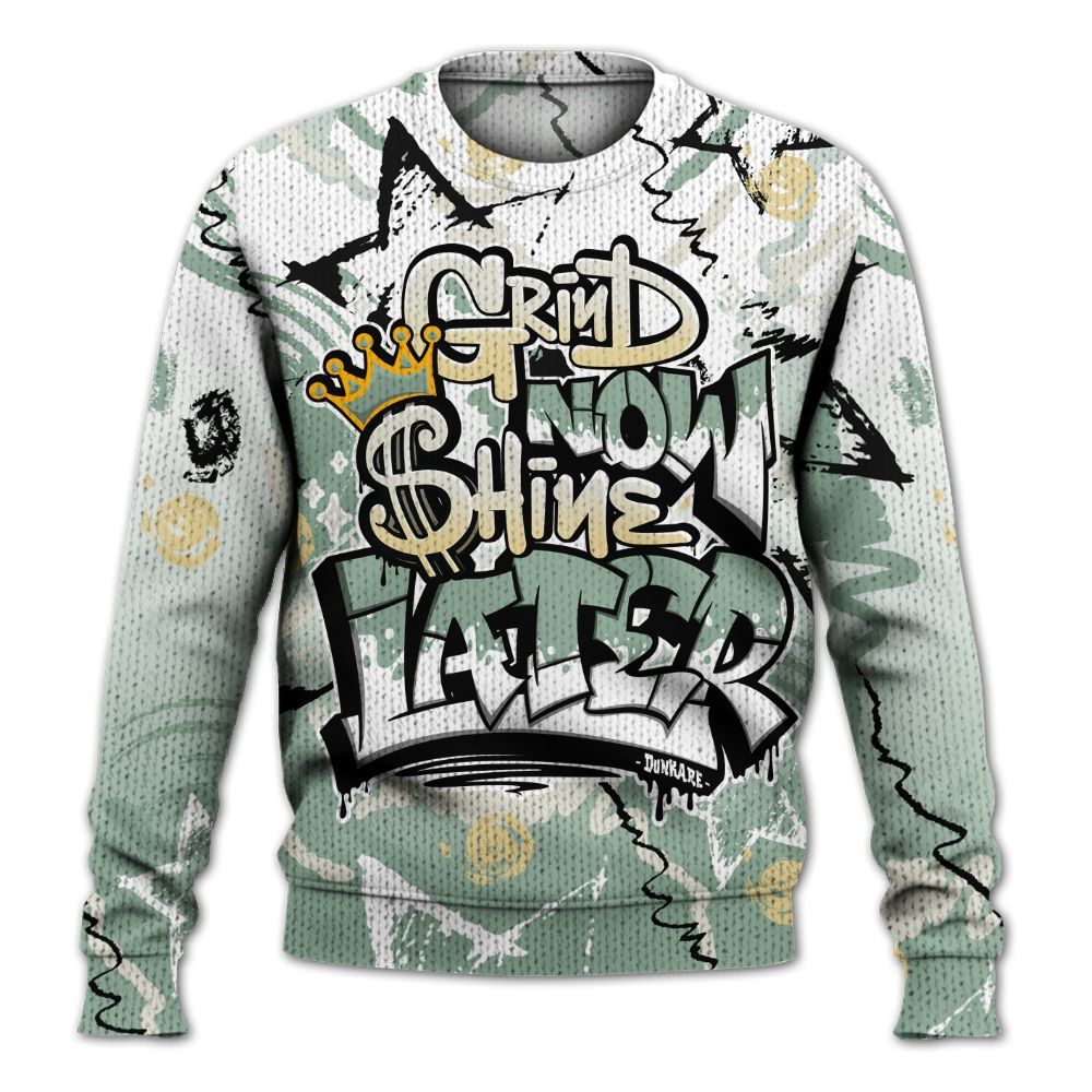 Knitted Sweater To Match Joins Year Of The Snake 5s - Grind Shine Later Drip
