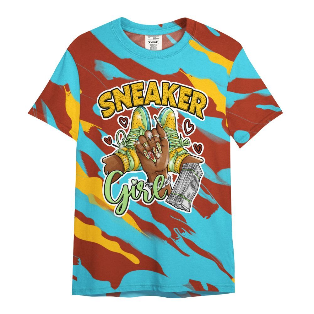 Shirt To Match SB Dunk Di'Orr Greenwood - Sneakerz Girlz Colored All Over Print