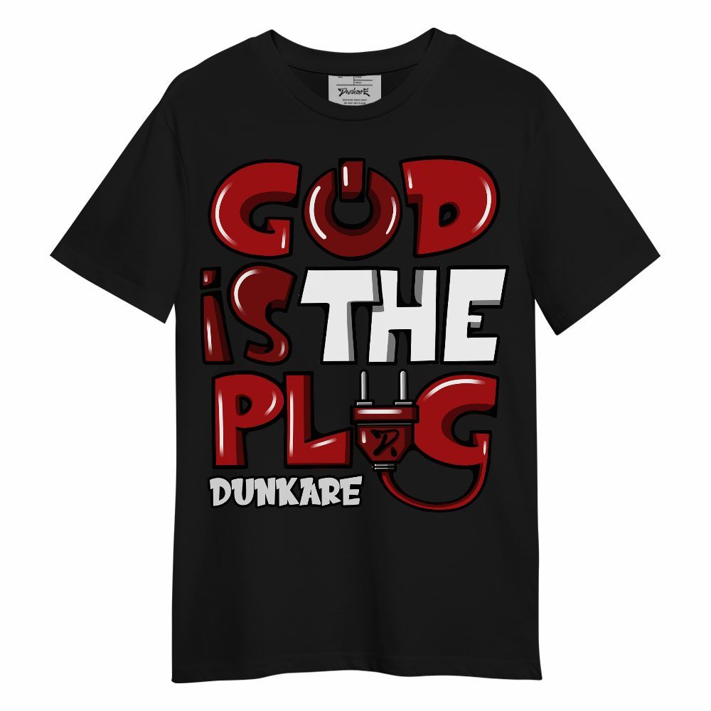 Shirt To Match Red Taxi 12s - God Is The Power Cord Unisex Shirt