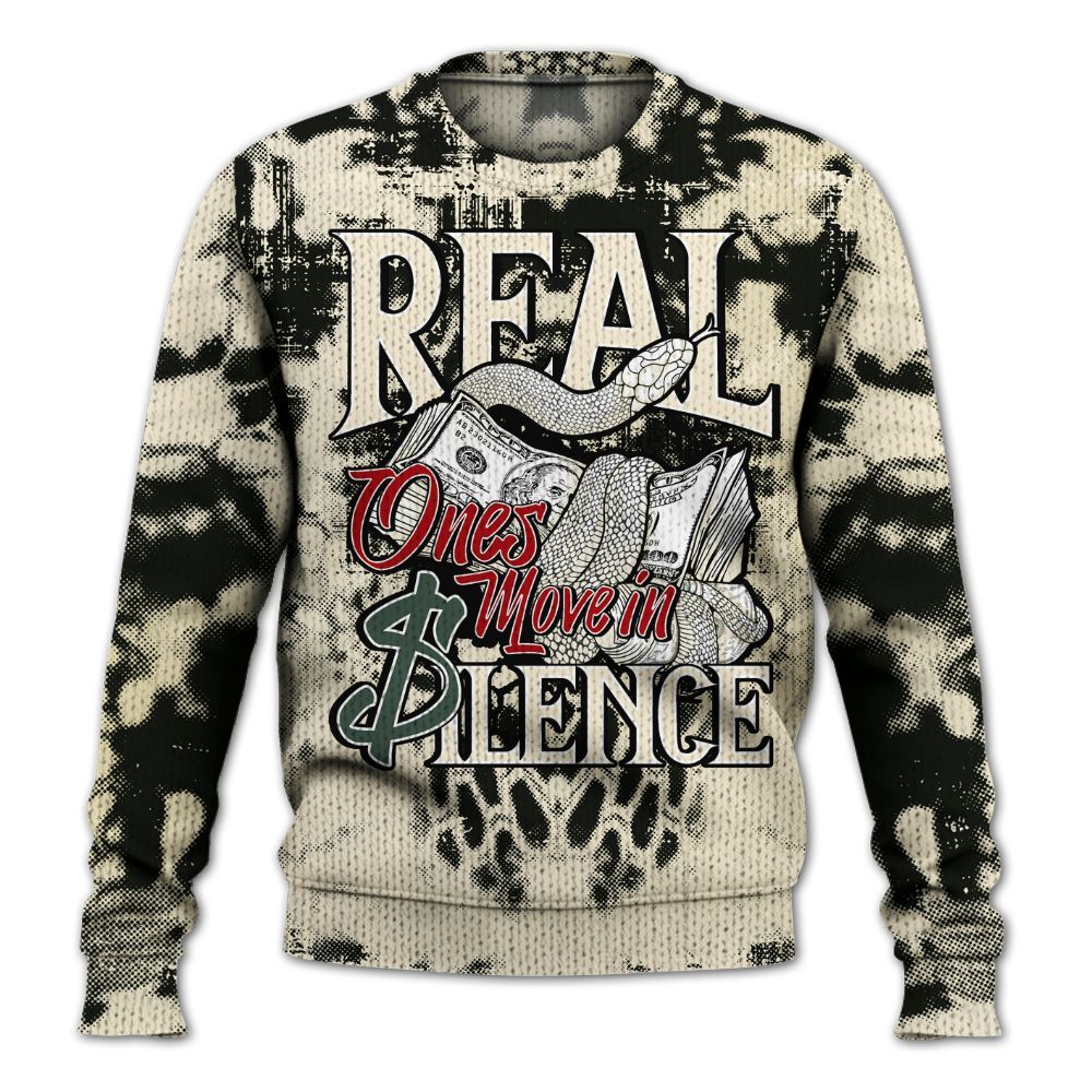 Sweater To Match Retro Low OG Nitro 1s - Snake Move In Silence Graphic