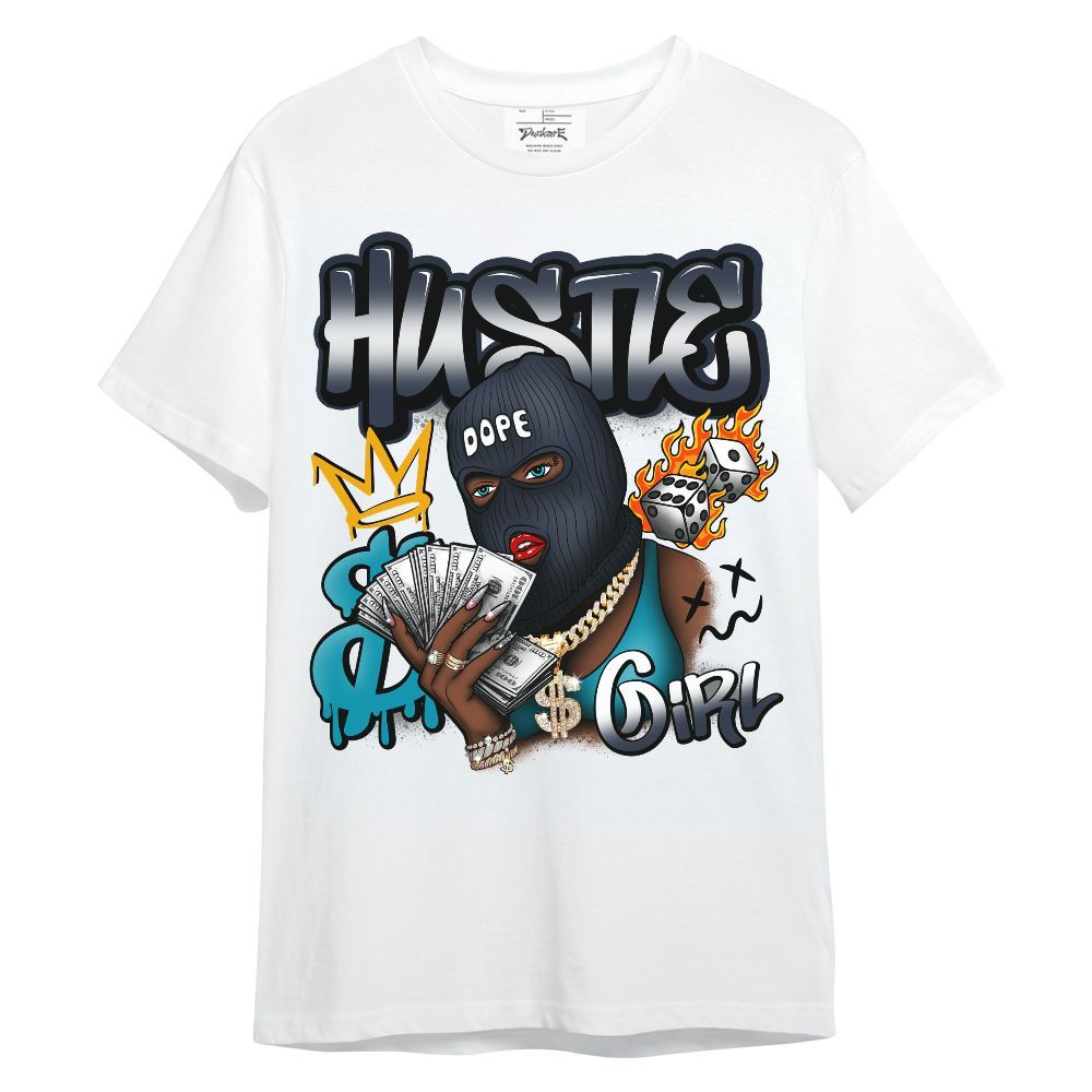 Shirt To Match Retro Obsidian 13s - Money Hustles Girl Streetwear Unisex Shirt