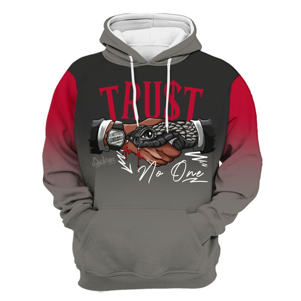 Hoodie To Match Shadow 2025 10s Shirt, Snake Trust No One Drip All Over Print