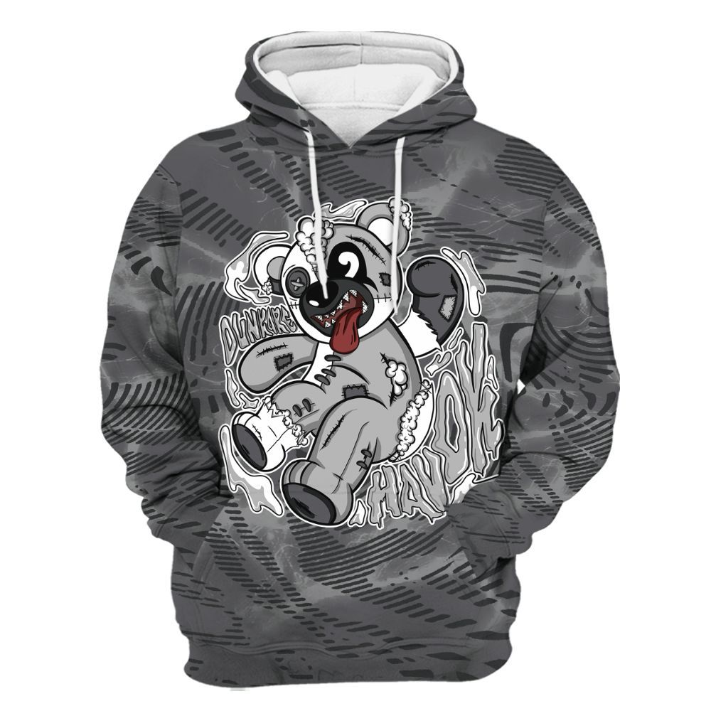 Hoodie To Match White Thunder 4s - Havok Bear All Over Print