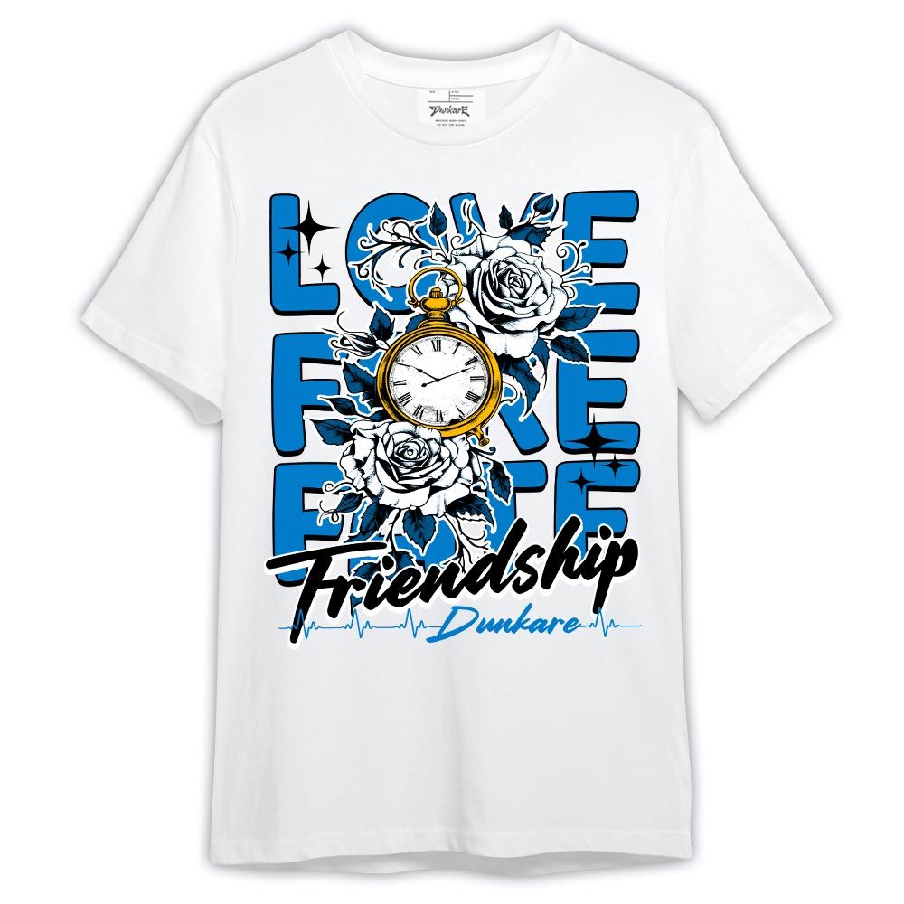 Shirt To Match Shirt Love Fake Fate Friendship, Military Blue 4s T-- To Match Sneaker Military Blue 4s Graphic Tee 1504 LTRP