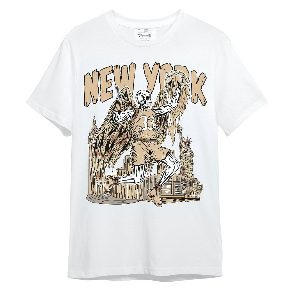Shirt To Match Desert Camo 3s - Ewing Era Skeleton Unisex Shirt