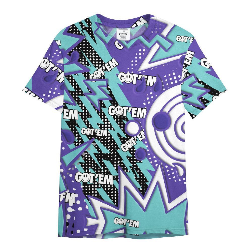 Shirt To Match Low Hornets 1s Varsity Jacket, Retro Vintage 90s All Over Print