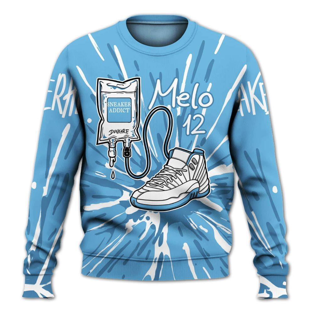 Sweatshirt To Match Melo 12s - Sneaker Sickness Splash All Over Print
