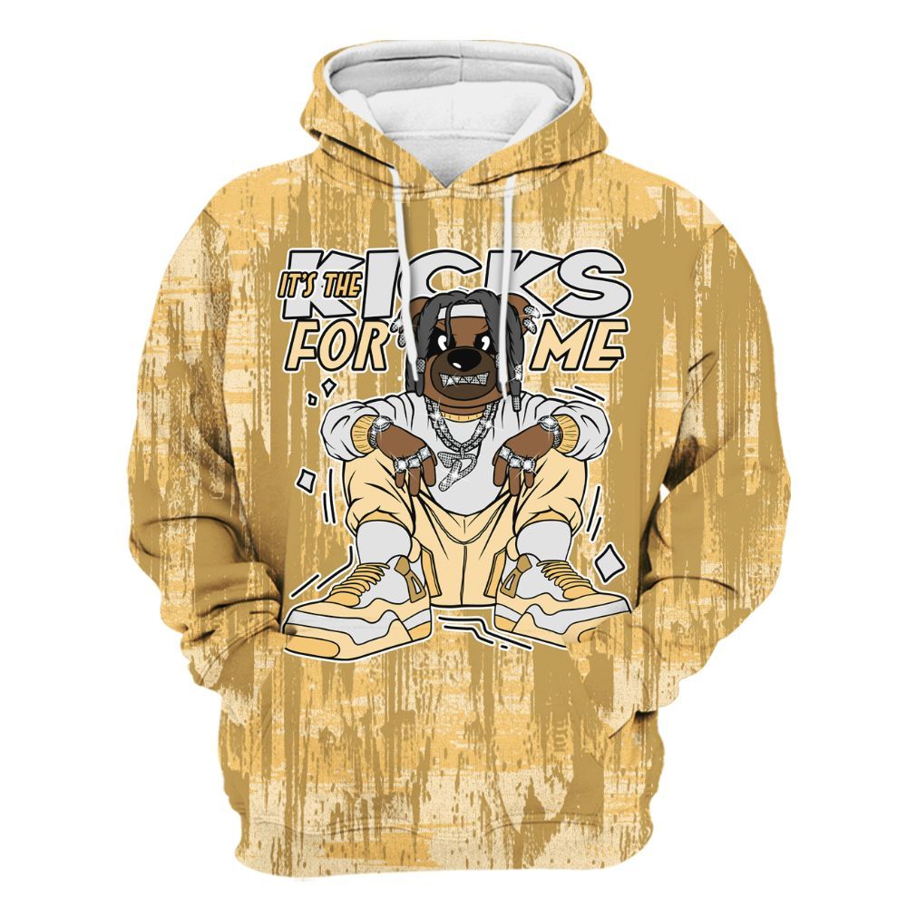 Hoodie To Match Craft Paris 6s - Sneakers Bear Glitch Art All Over Print