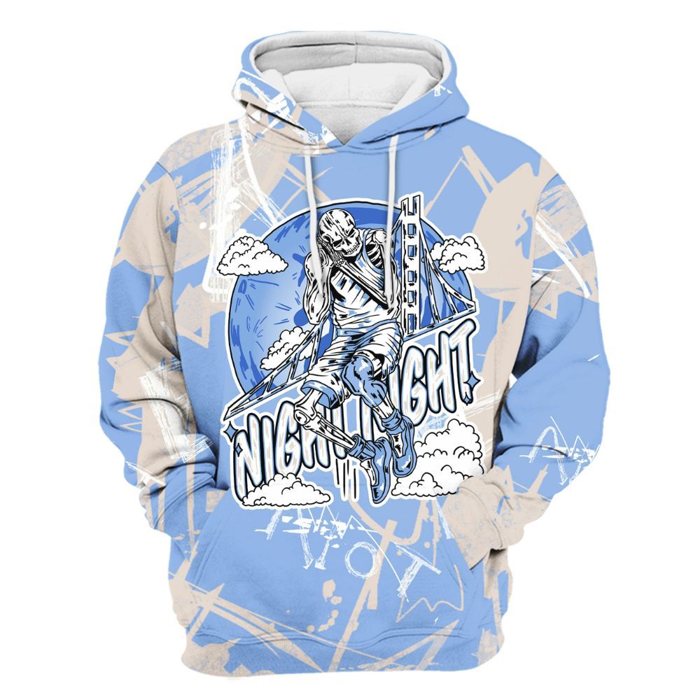 Hoodie To Match Air Max 1 Royal Pulse - Seeya Skeleton Messyz All Over Print