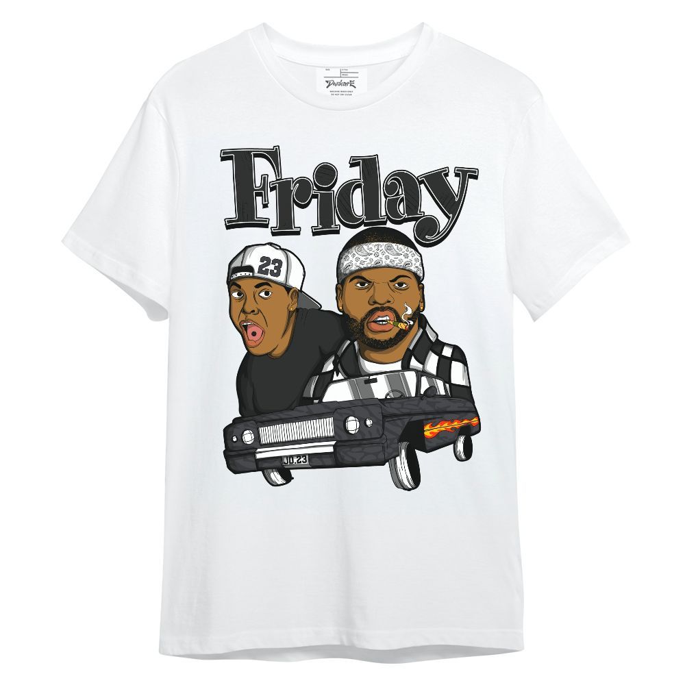 Shirt To Match Black Cat 3s - Friday Sneaker Graphic Unisex Shirt