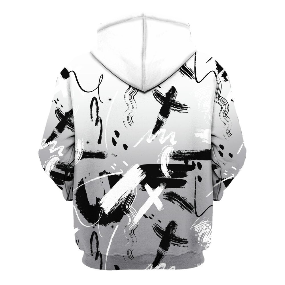 Hoodie To Match Cement Grey 11s - Money Hustle Grind Pray All Over Print