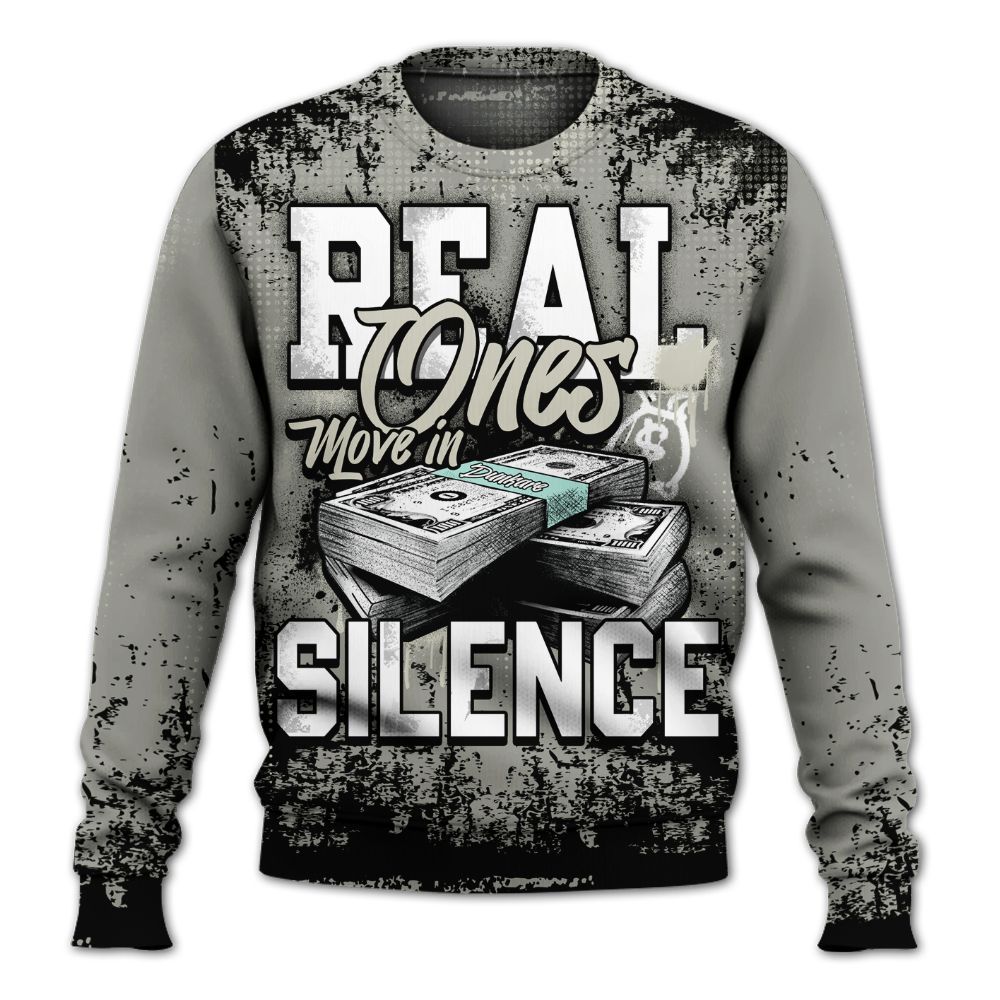 Sweatshirt To Match Low OG Year Of The Snake 1s - Move In Silence Money Street Retro All Over Print