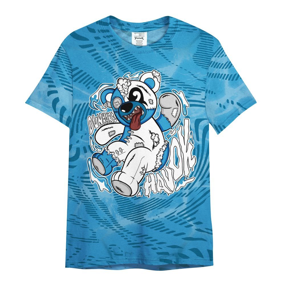 Shirt To Match Powder Blue 9s - Havok Bear All Over Print
