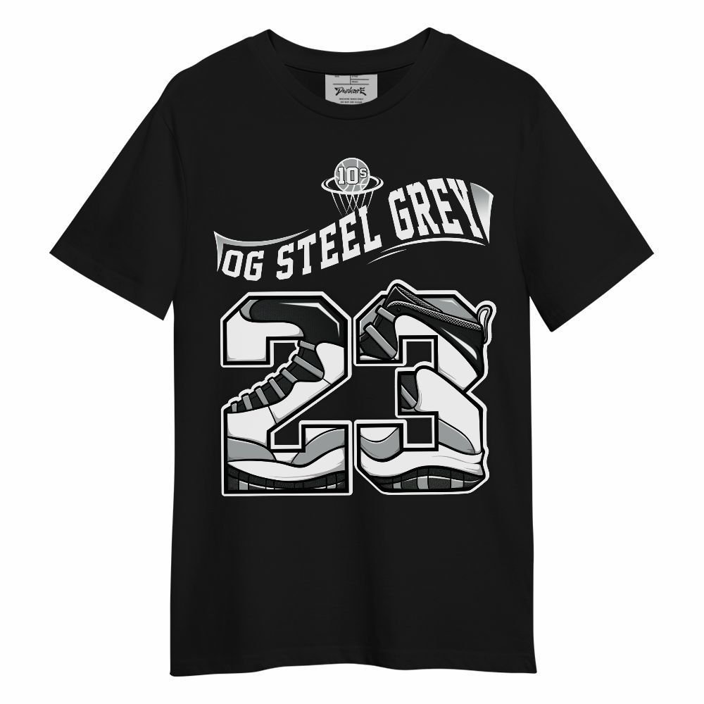 Shirt To Match OG Steel Grey 10s - Number 23 Style 10s Graphic