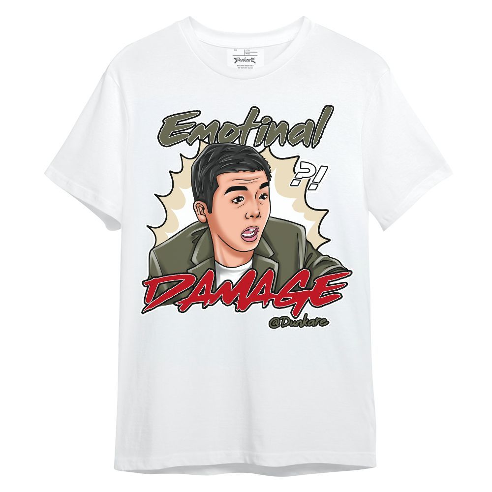 Shirt To Match Low OG Medium Olive 1s - Damaged Meme Shirt Unisex Outfit Unisex Shirt