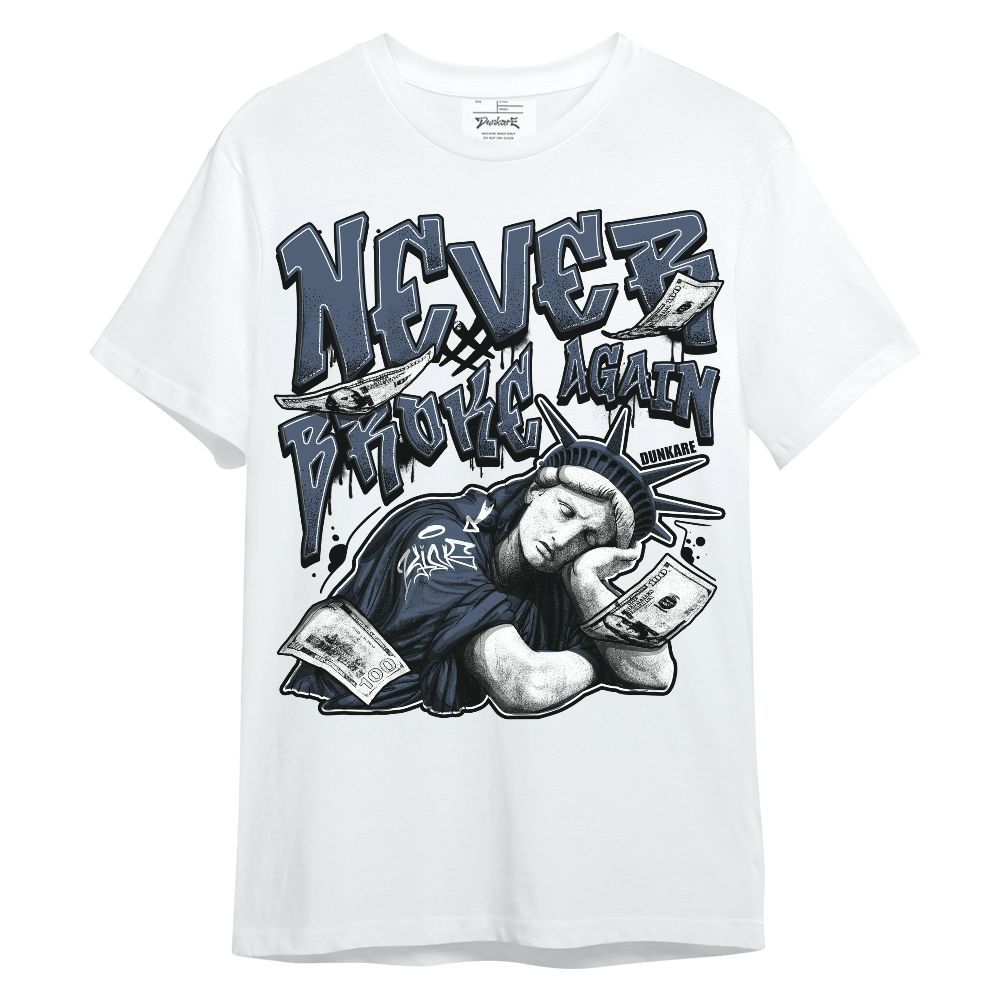 Shirt To Match Low Diffused Blue 11s - Never Broke Again Graffiti Unisex Shirt