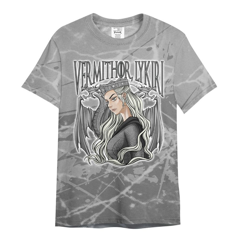 Shirt To Match Black Wolf Grey 12s - Dragon's Mom! Profound All Over Print