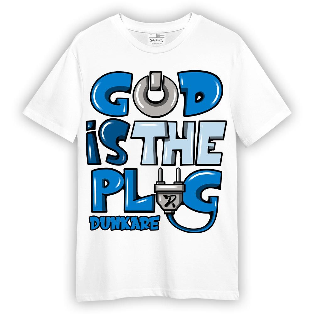 Shirt To Match Industrial Blue 4s T-- God Is The Power Cord Graffiti T-Shirt Unisex