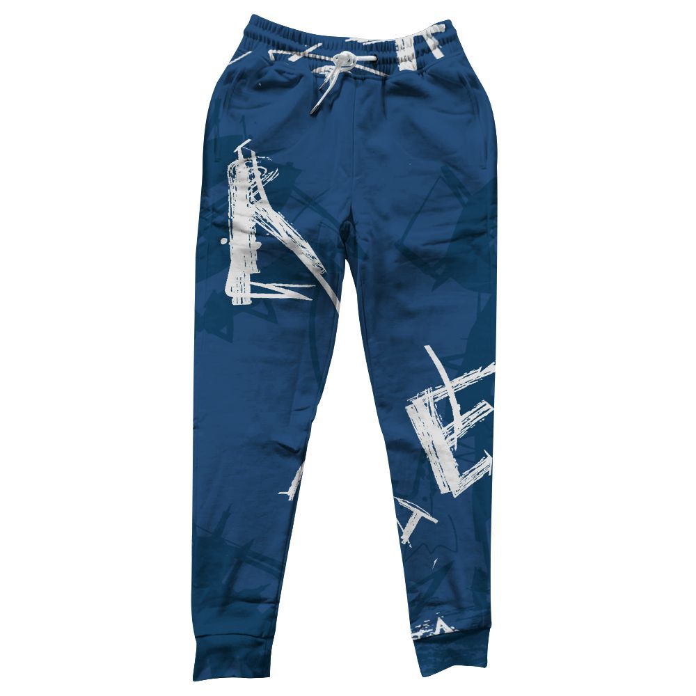 Sweatpant To Match High OG Midnight Navy 1s - Messyz All Over Print