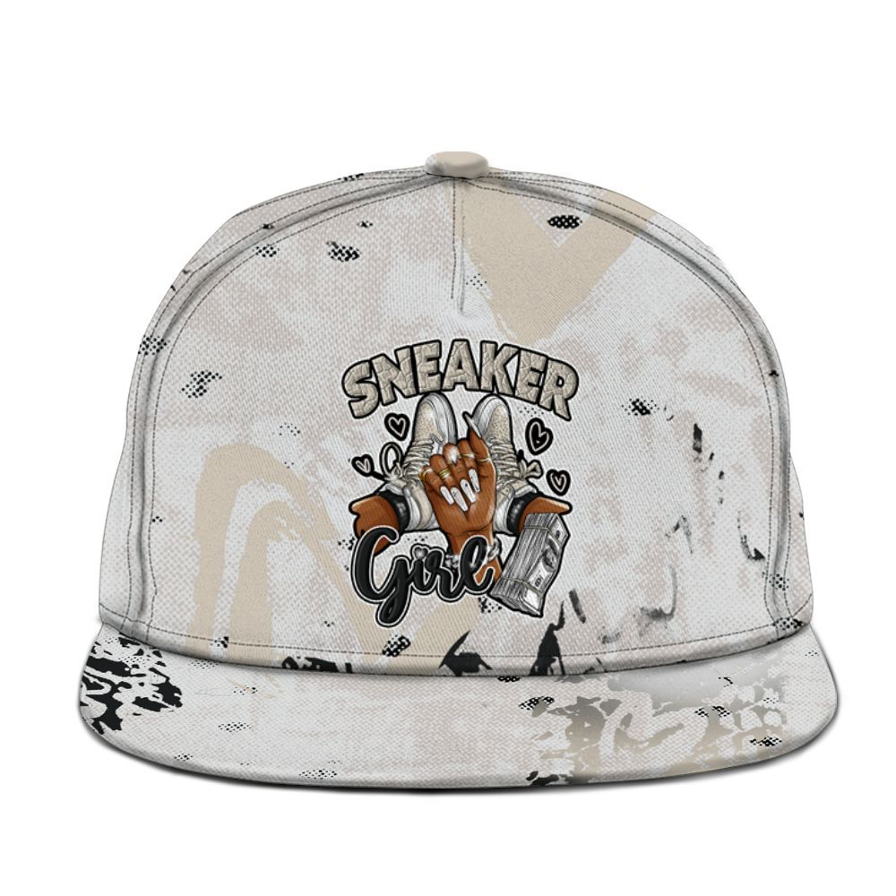 Snapback To Match Retro Reverse Metallic 5s - Sneakerz Girlz Heart Grunge Graphic