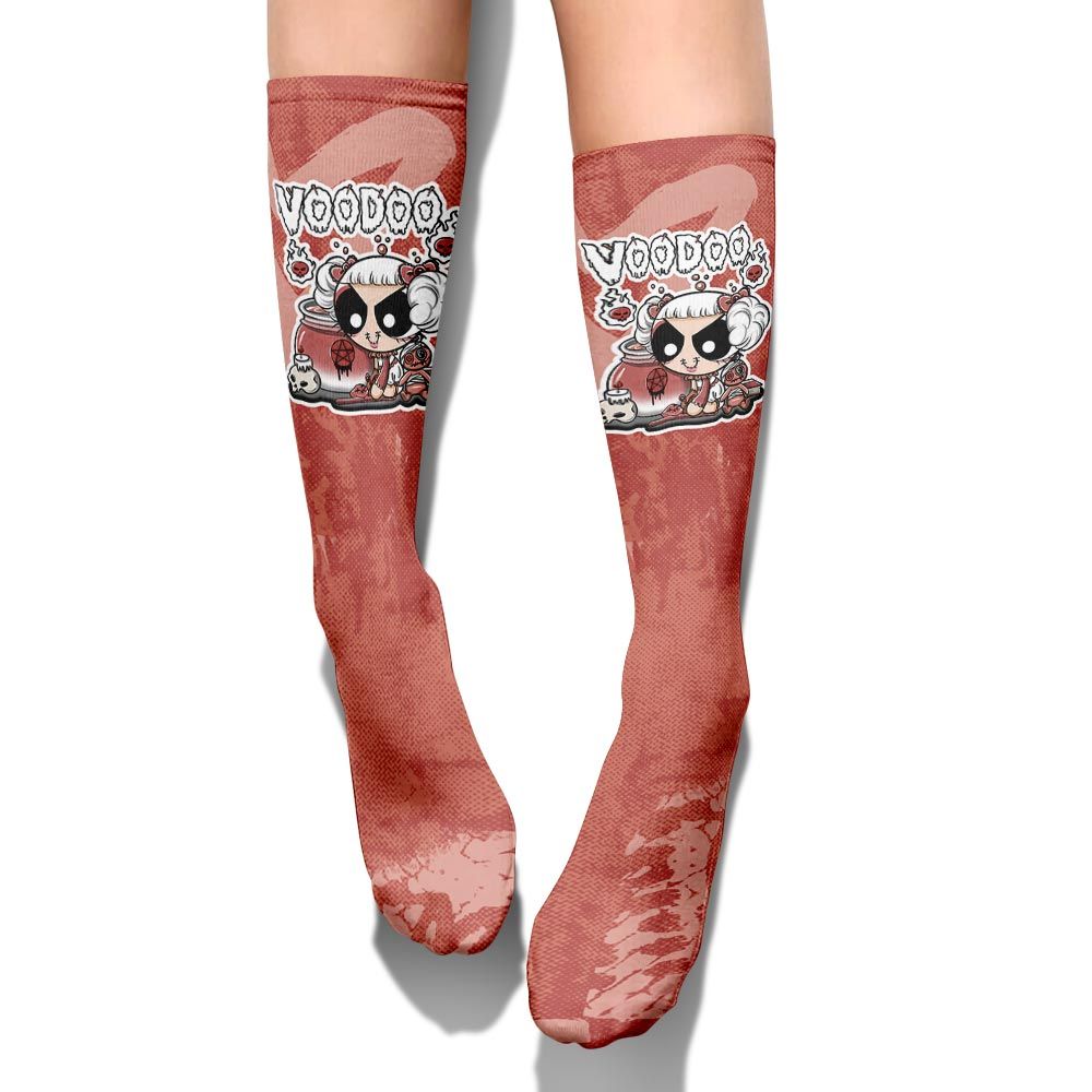 Sock To Match Dune Red 13s - Voodooz