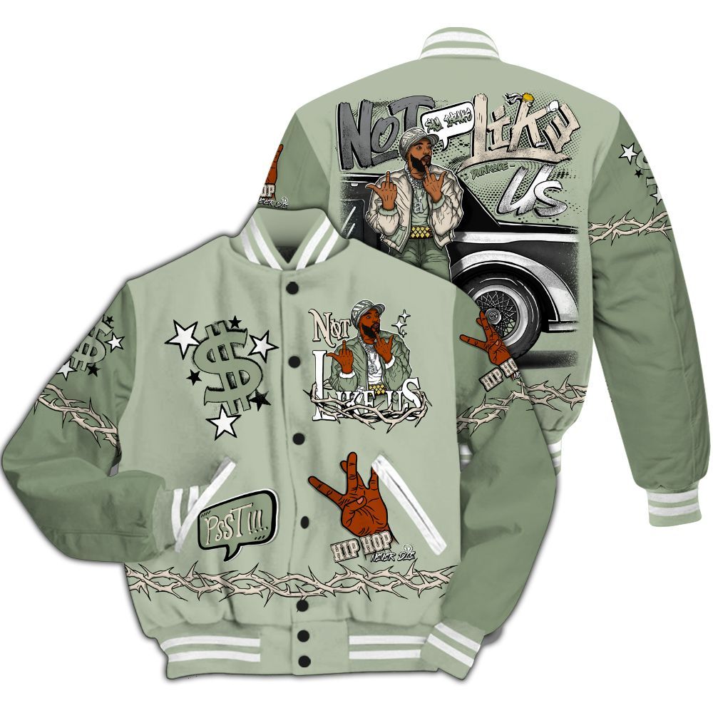 Varsity Jacket To Match Seafoam Sail 4s - They Dislike Us All Over Print