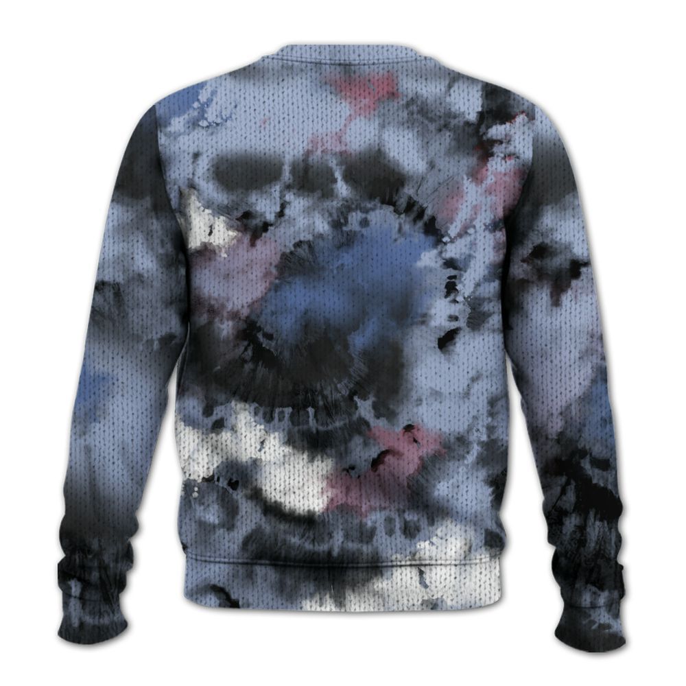 Knitted Sweater To Match Black Metallic 5s - SNEAKER Girl Money Drip Tie Dye