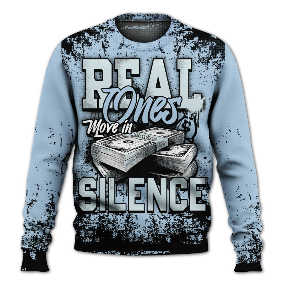 Sweatshirt To Match Forget Me Not 4s - Move In Silence Money Street Retro All Over Print
