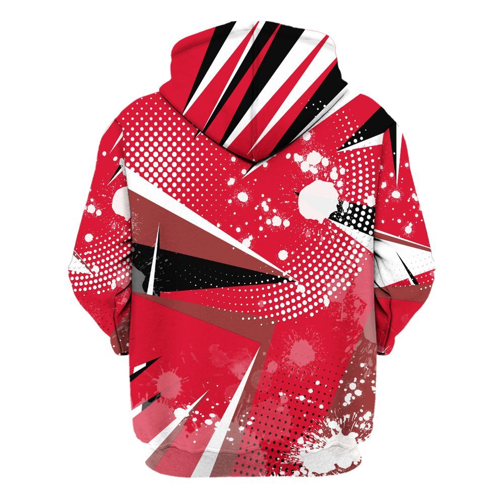 Hoodie To Match Air Max Sunder Gore Tex Fire Red - Poly Trust No One Dripping All Over Print