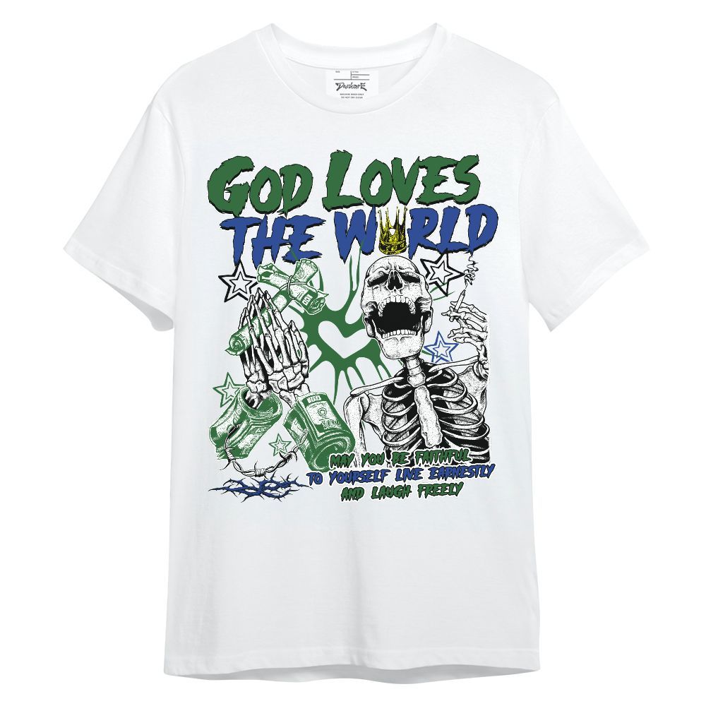Shirt To Match Dunk Low Tennis Classic - God Loves The World Unisex Shirt