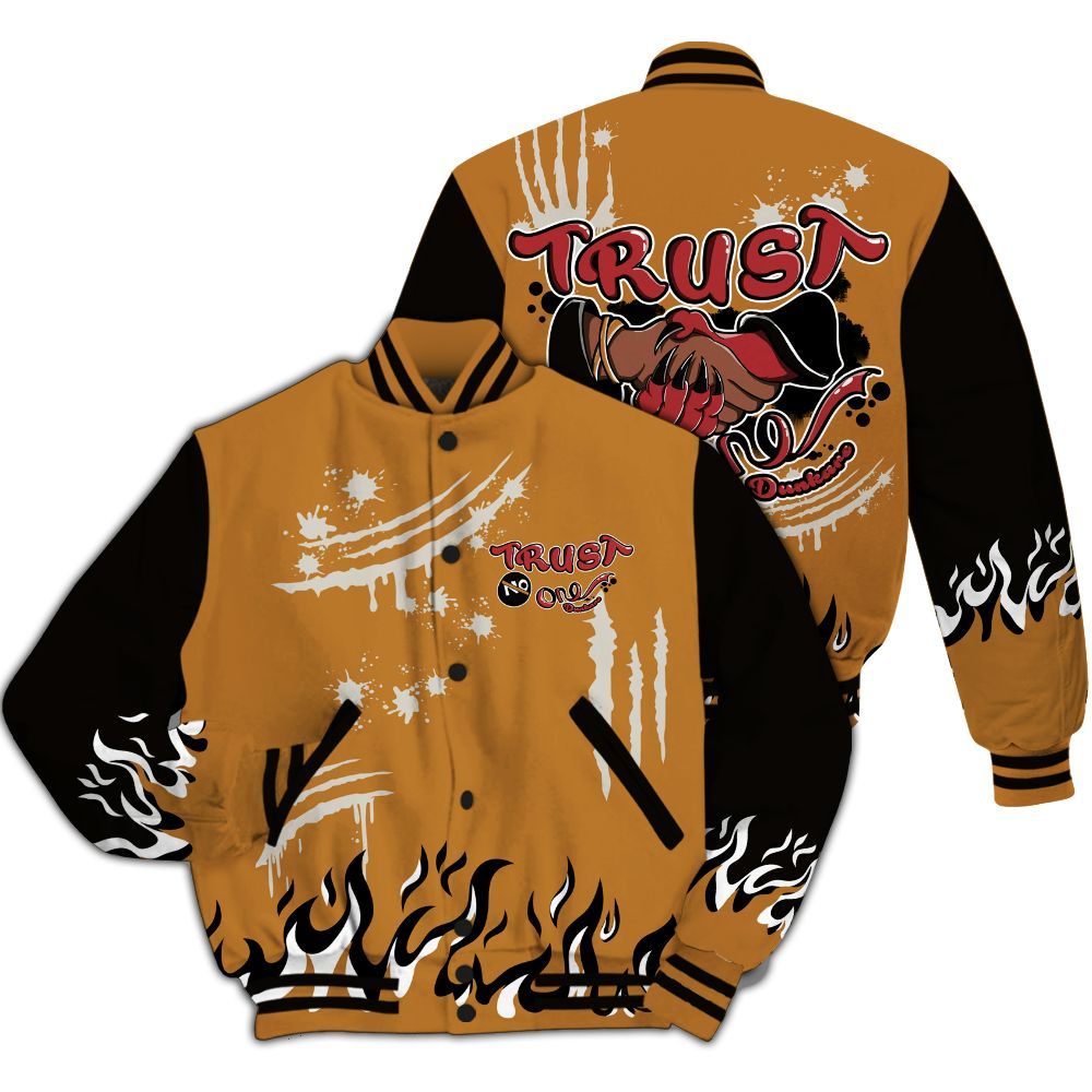 Varsity Jacket To Match Air Max Plus Sunset Swarovski - Graphic Trust No One All Over Print