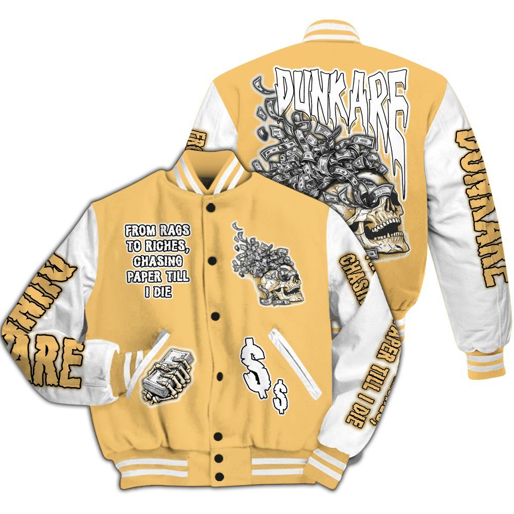 Varsity Jacket To Match Craft Paris 6s - From Rags To Riches All Over Print