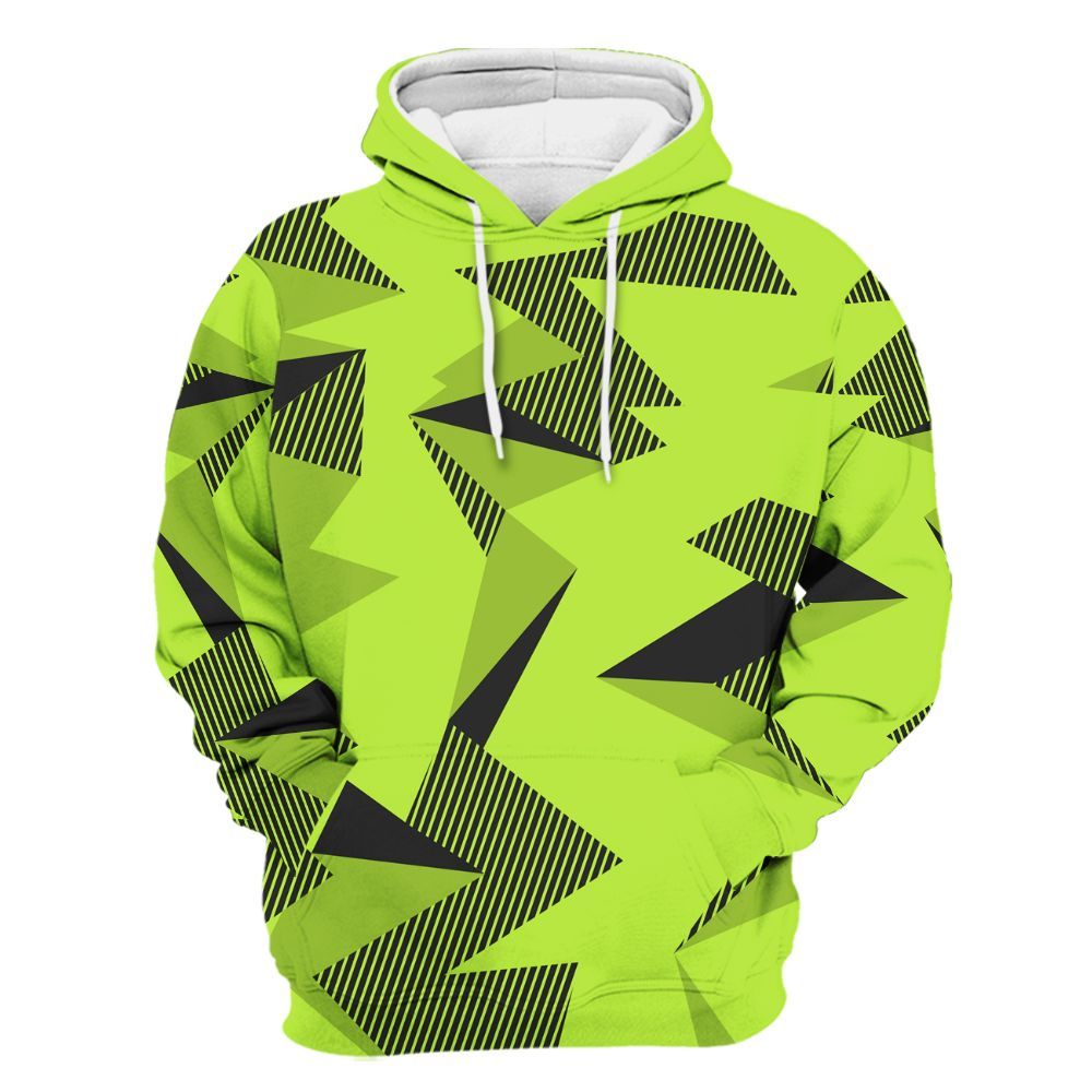 Hoodie To Match Air Force 1 Low Dance Volt - Geometric Camouflage Pattern All Over Print