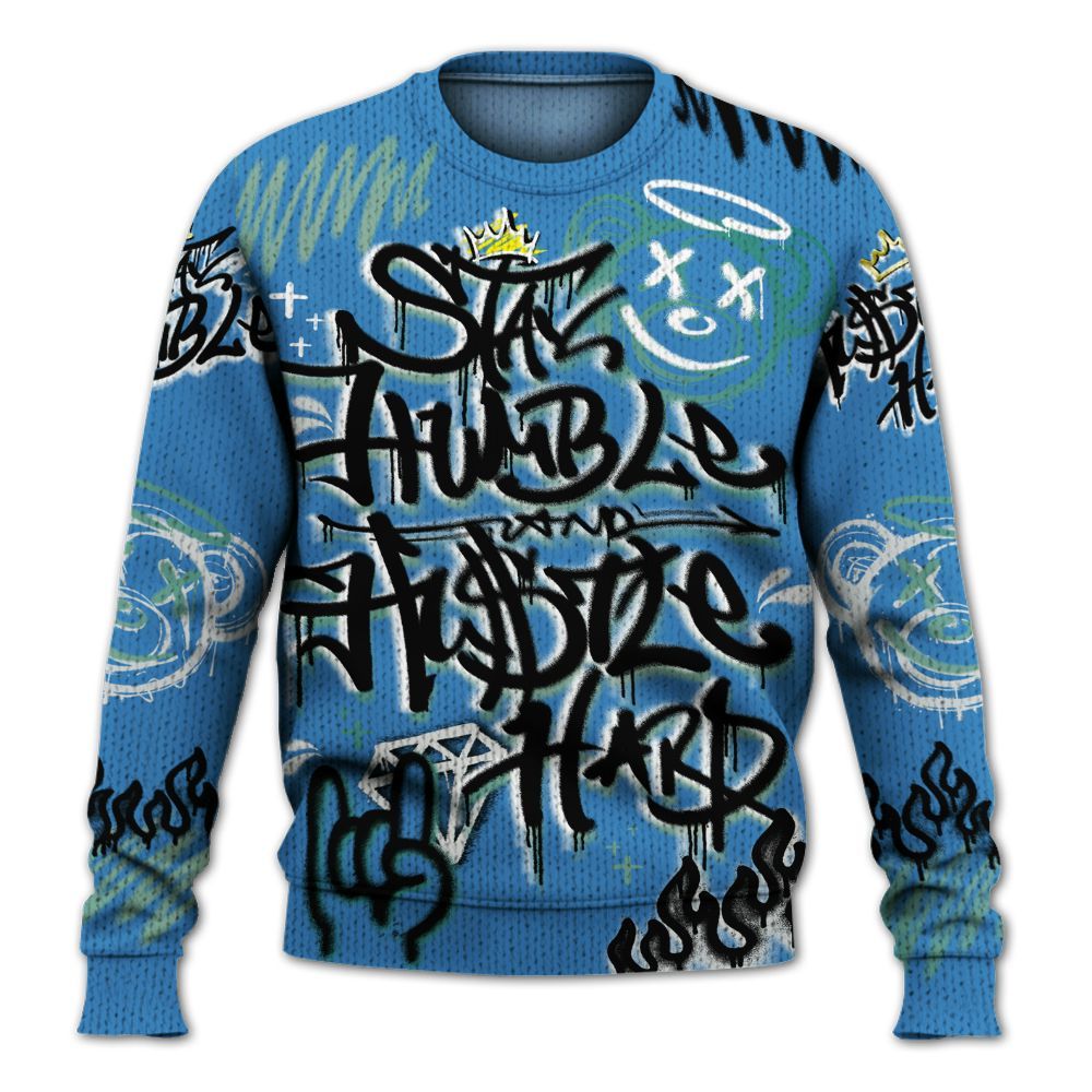Knitted Sweater To Match Low Carolina 17s - Humble Drip Streetwear Graffity