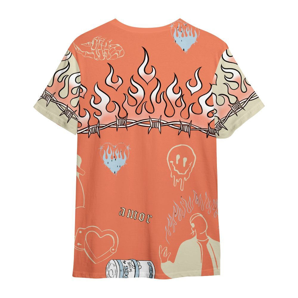 Shirt To Match DJ Khaled Crimson Bliss 5s - Snake Trust No One All Over Print