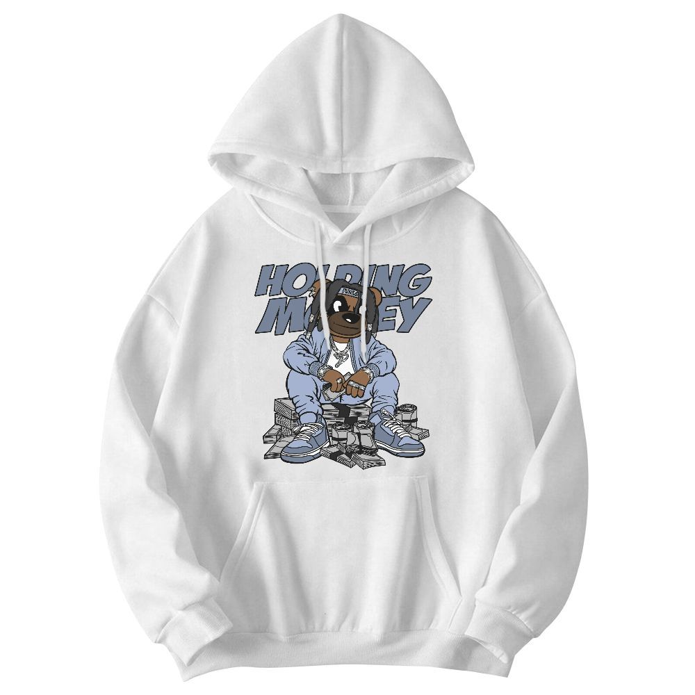 Sweatshirt To Match Retro Blue Grey 13s - Possessing Moneys Bear Graphic