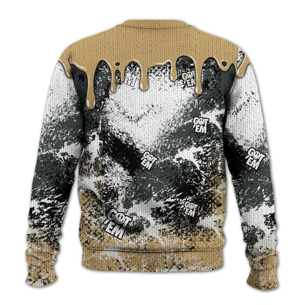 Knitted Sweater To Match Black LD 1000 - Dripping 23 Drip