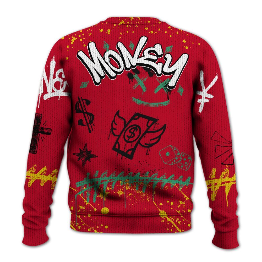 Sweater To Match Miro 7s - Everybody Paid In Full Crayon Graphic