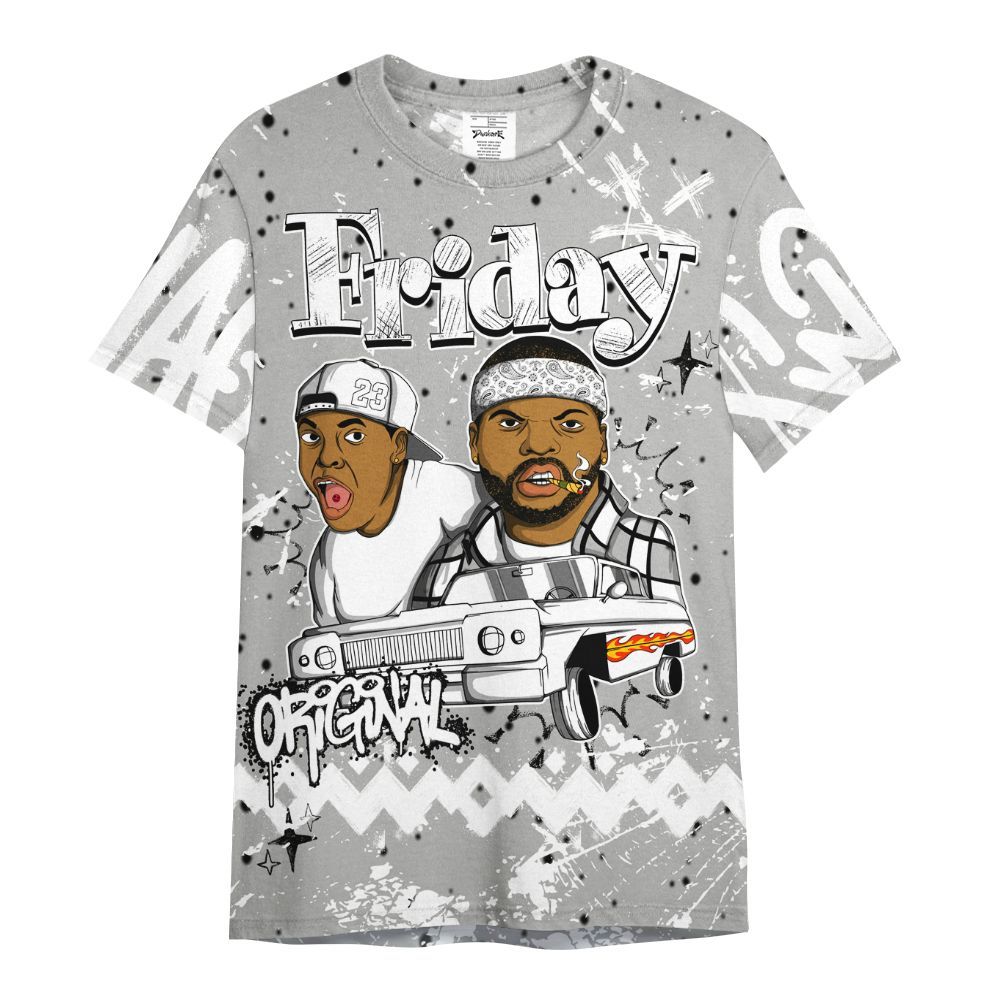Shirt To Match Retro White Oreo 4s - Friday Sneaker Crayon All Over Print