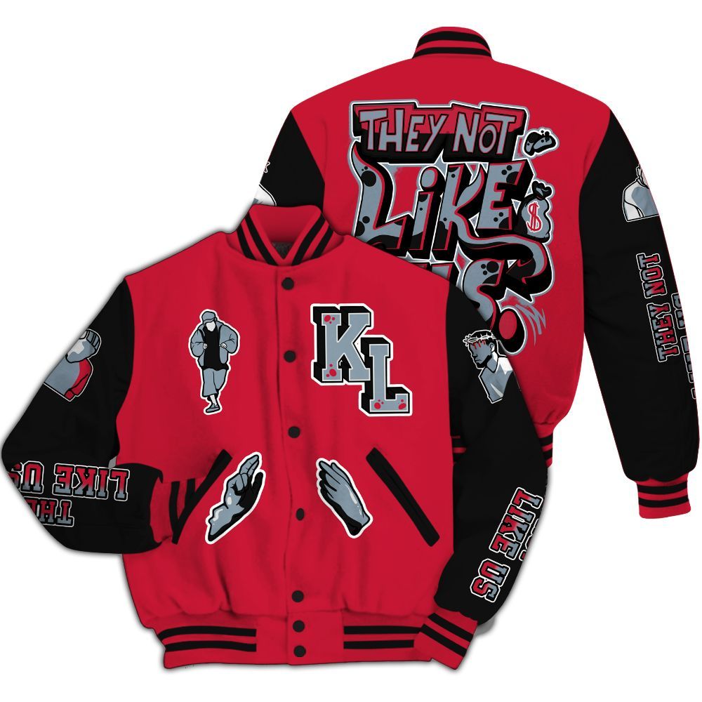 Varsity Jacket To Match Retro Infrared Salesman 6s - Dislike Us Graphic All Over Print