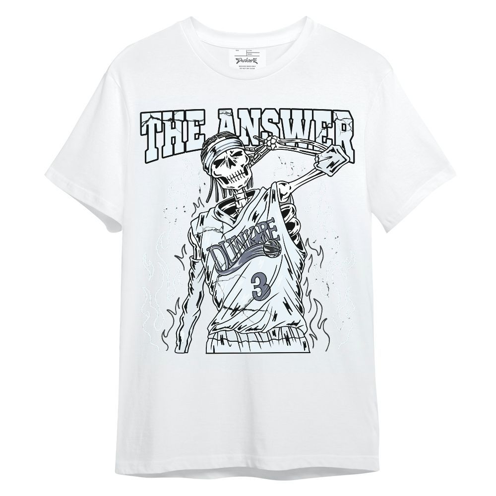 Shirt To Match Air Foamposite Jin Kazama - Allen Answer Skeleton Unisex Shirt