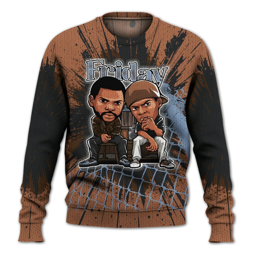 Sweater To Match Air Foamposite Metallic Copper - Friday Movie Graphic