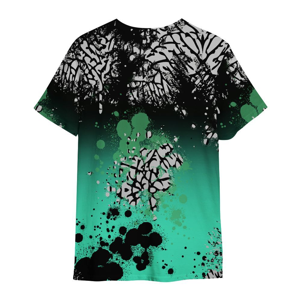 Shirt To Match Black Green Glow 3s - Trust No One Scary All Over Print