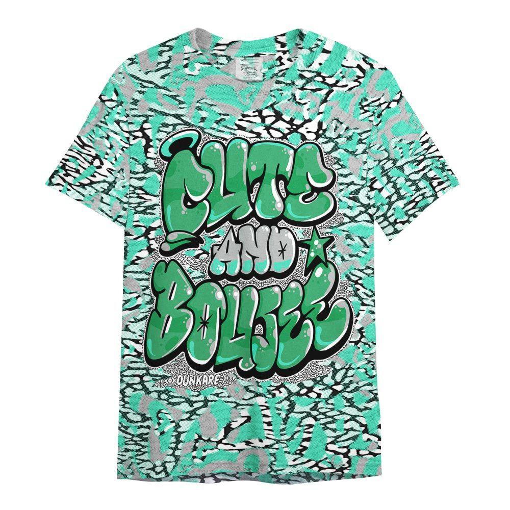 Shirt To Match Black Green Glow 3s - Cute And Boujee Graphic Heart Shirt Unisex