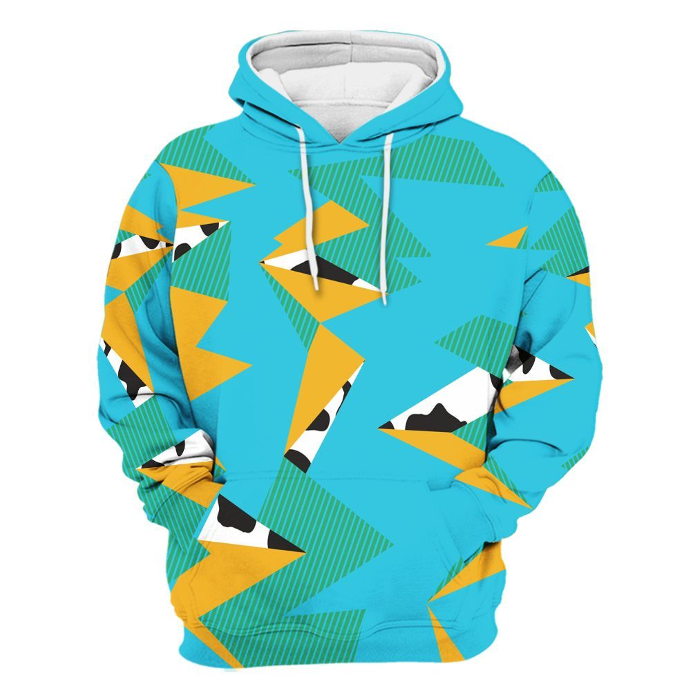 Hoodie To Match Dunk Chunky Dunky - Geometric Camouflage Pattern All Over Print